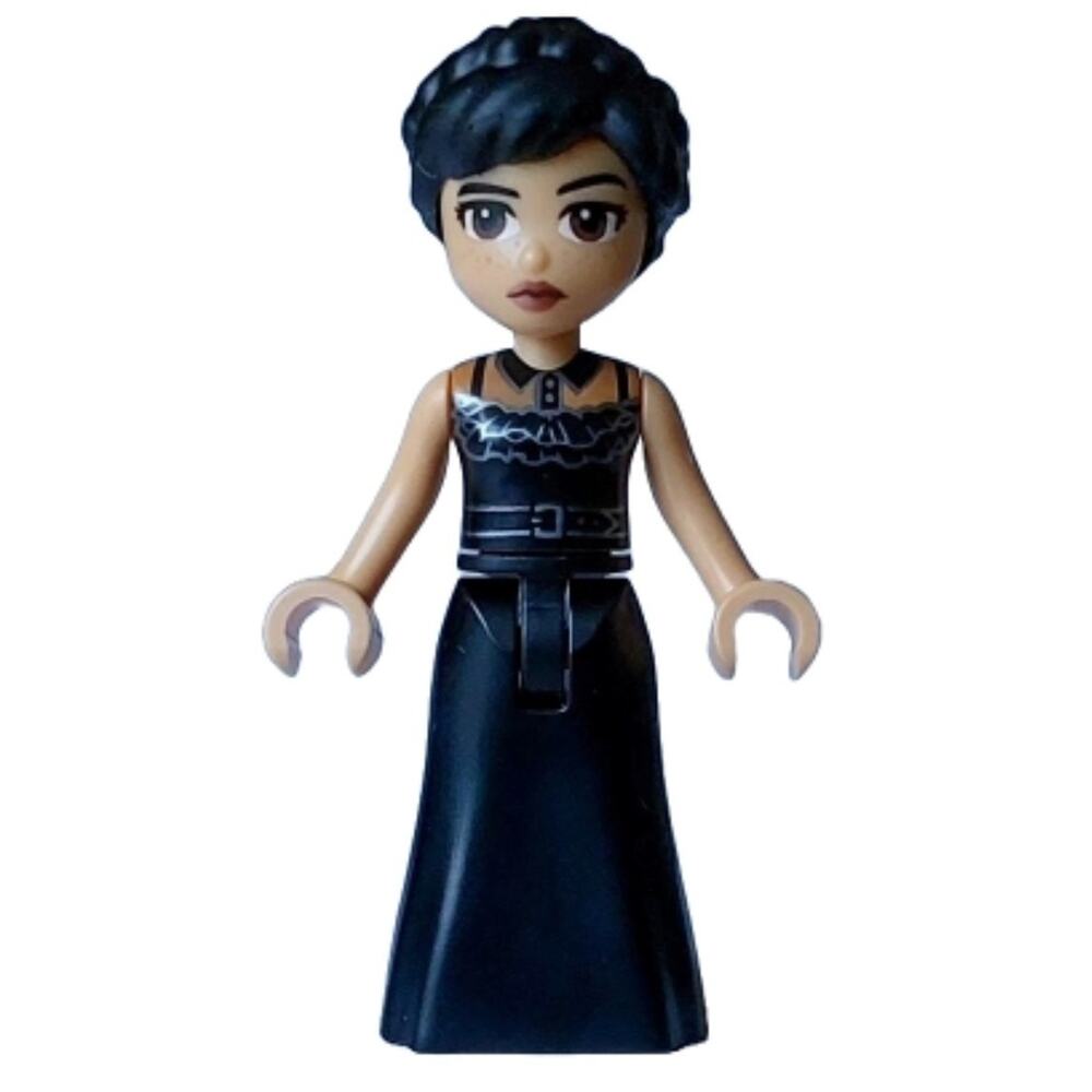 New LEGO Wednesday Addams Black Sleeveless Dress Minifigure wed004 From 76781